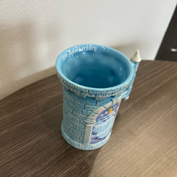 Disney Cinderella 70th Anniversary Blue Castle Mug NWOT - Picture 5 of 12
